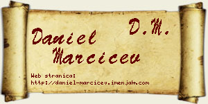 Daniel Marčićev vizit kartica